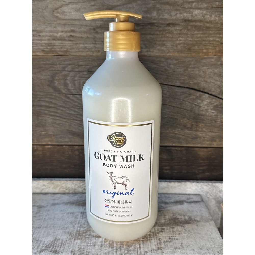 Shower Mate Goat Milk Baby Powder‎ Body Wash Original 27.05 oz | MSRP = $32